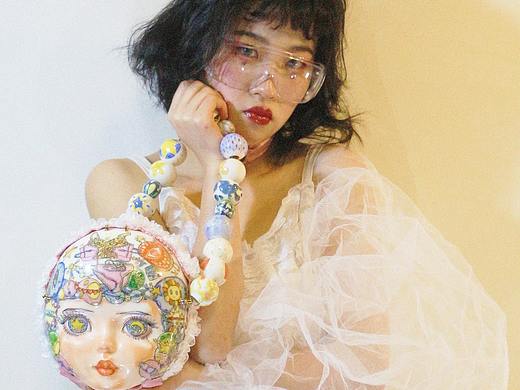 陶瓷作品《乱脸》