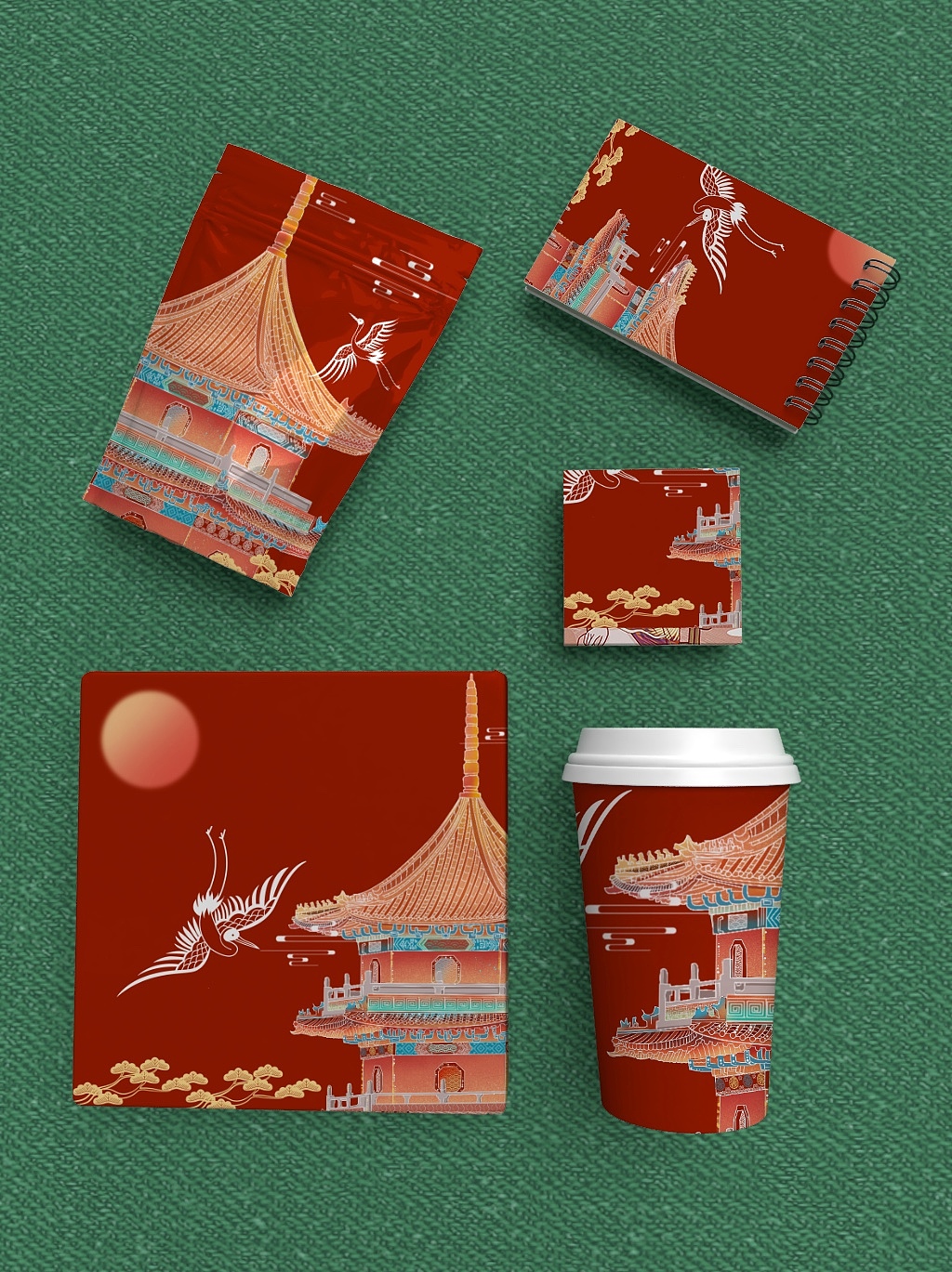 新中国风国潮商业插画（图ZMjU3MTQ4NTY4） - 商业插画 - 站酷设计师南风五里原创素材 - 站酷ZCOOL