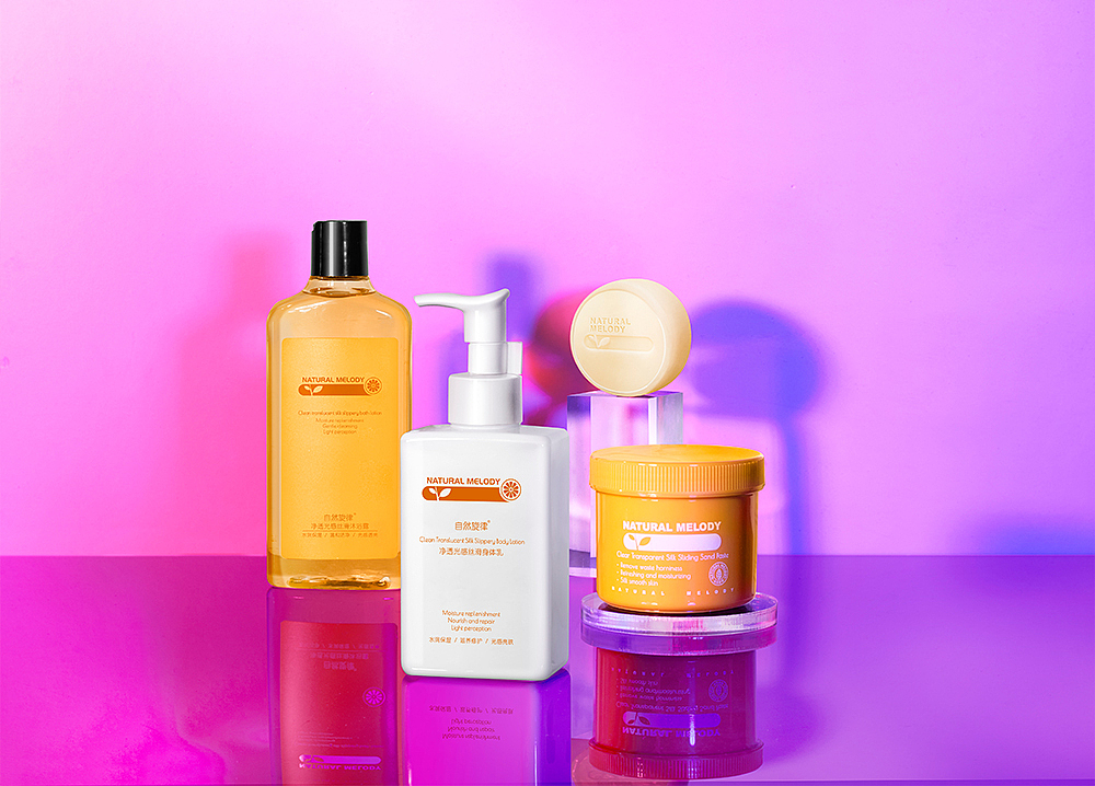 自然旋律 X木鸣--化妆品静物场景拍摄精修图