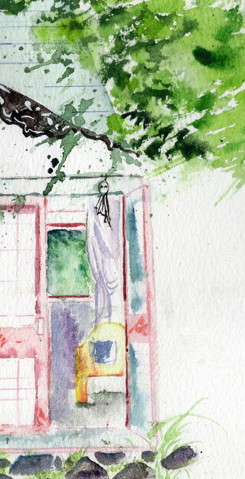 梦中的小店系列 水色与笔触的碰撞（图ZOTIwMjExNjg=） - 商业插画 - 站酷设计师行鱼xy原创素材 - 站酷ZCOOL