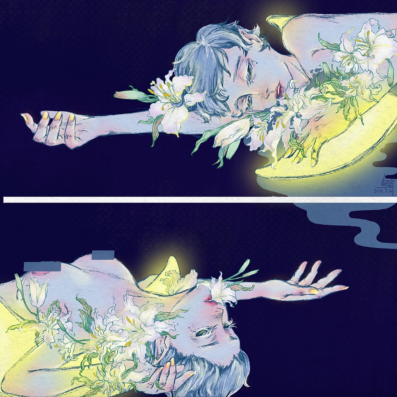 2018插画年度总结（图ZMTQwMzU0MDMy） - 创作习作 - 站酷设计师皮翁原创素材 - 站酷ZCOOL