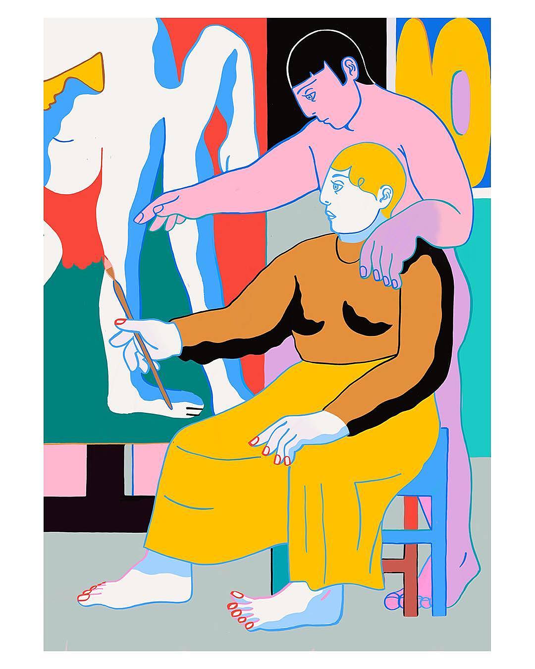 插画欣赏/Joel Burden（图ZMjQyNDU4ODIw） - 艺术插画 - 站酷设计师小王不酷原创素材 - 站酷ZCOOL