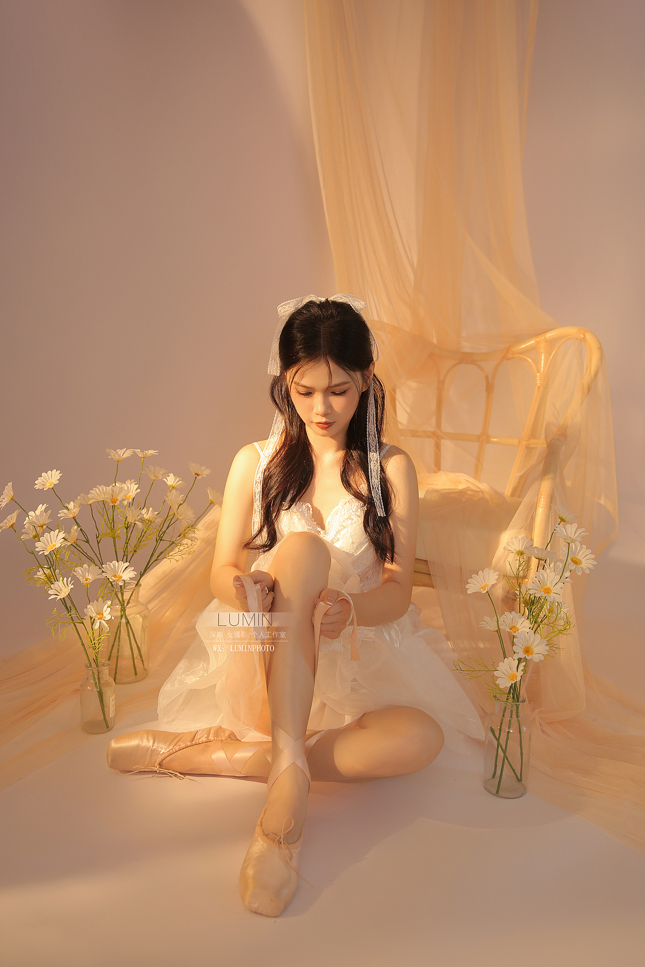 花与纱的浪漫唯美 芭蕾风 少女 🩰