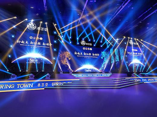 论如何让普通舞台用灯光唬住客户