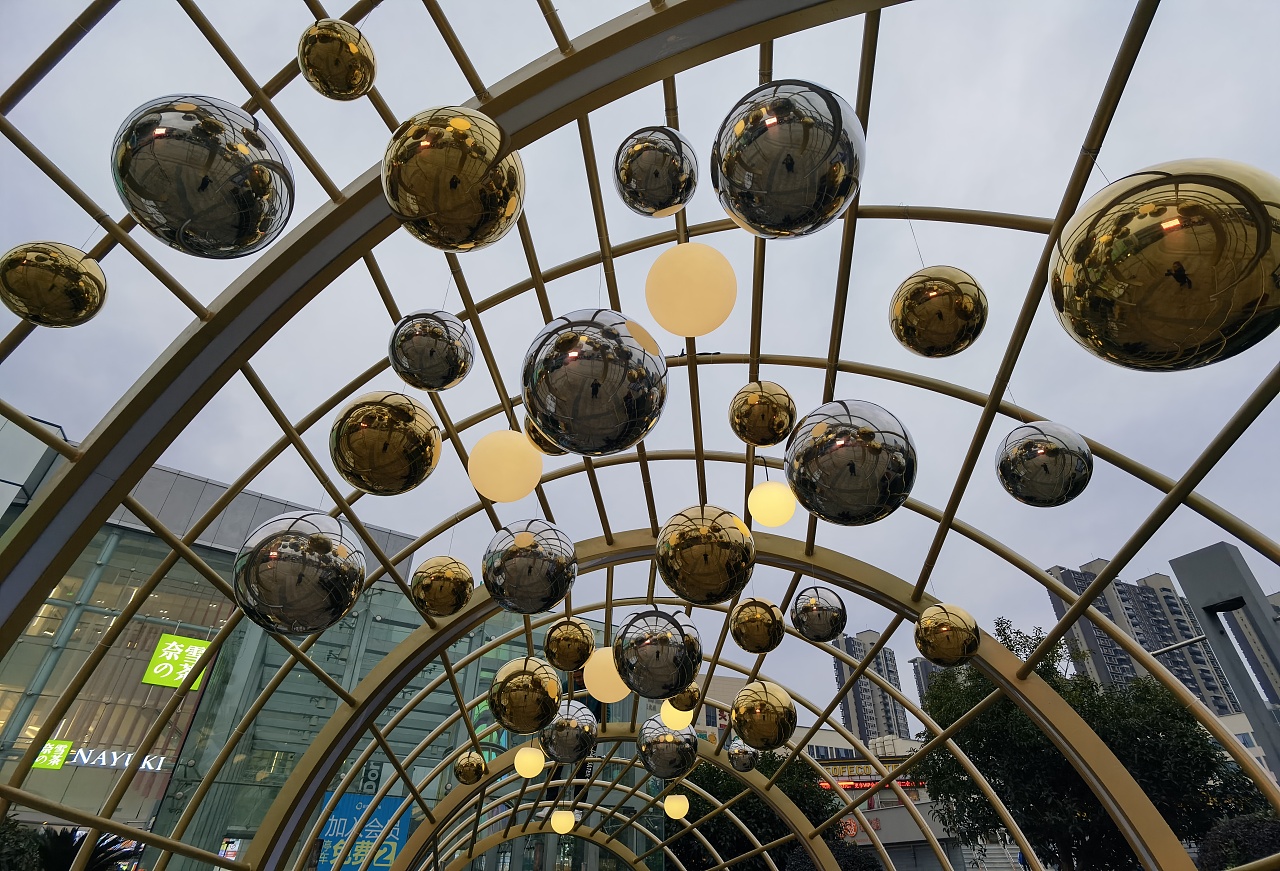 富邦圣诞美陈通道|空间|其他空间|边角线 - 原创作品 - 站酷 (zcool)