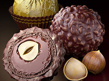 三维3d巧克力插画（个人主页-ZNTgwNTMxNjQ=） - 商业插画 - 站酷设计师fishming65原创素材 - 站酷ZCOOL