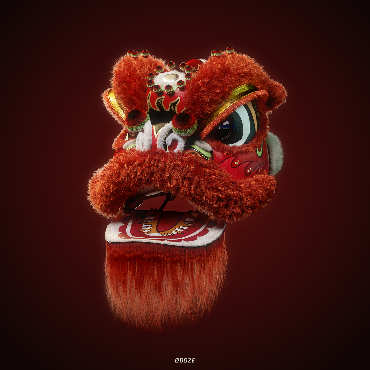 孤勇x雄狮-三维短片（图ZMjkzMzE0ODg0） - 动画/影视 - 站酷设计师Doze_原创素材 - 站酷ZCOOL