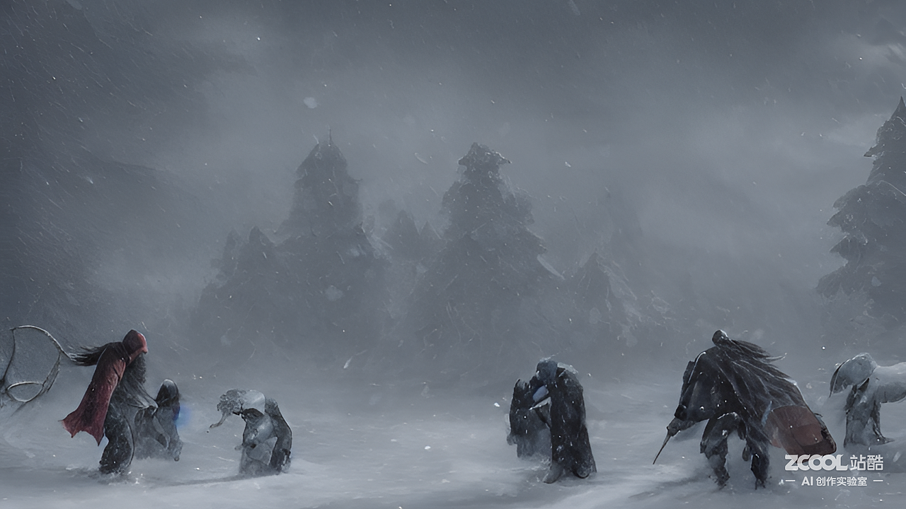 #AI创作实验室#【组图】雪原英雄