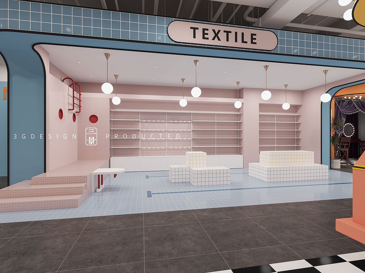 【三景装饰】潮品集合店案例