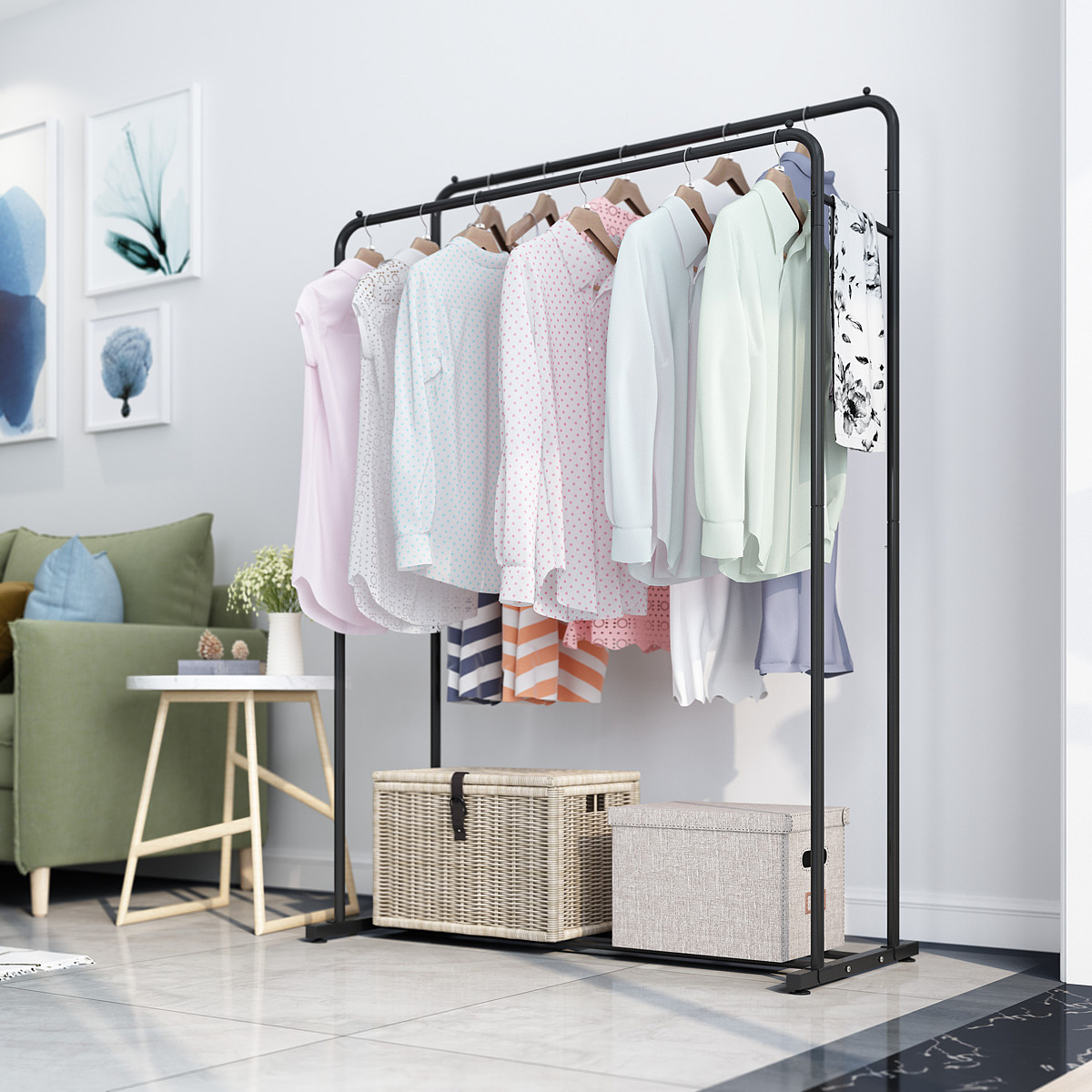 双排衣架（图ZMTMyMTg1NzMy） - 生活用品 - 站酷设计师李Oo大妮原创素材 - 站酷ZCOOL