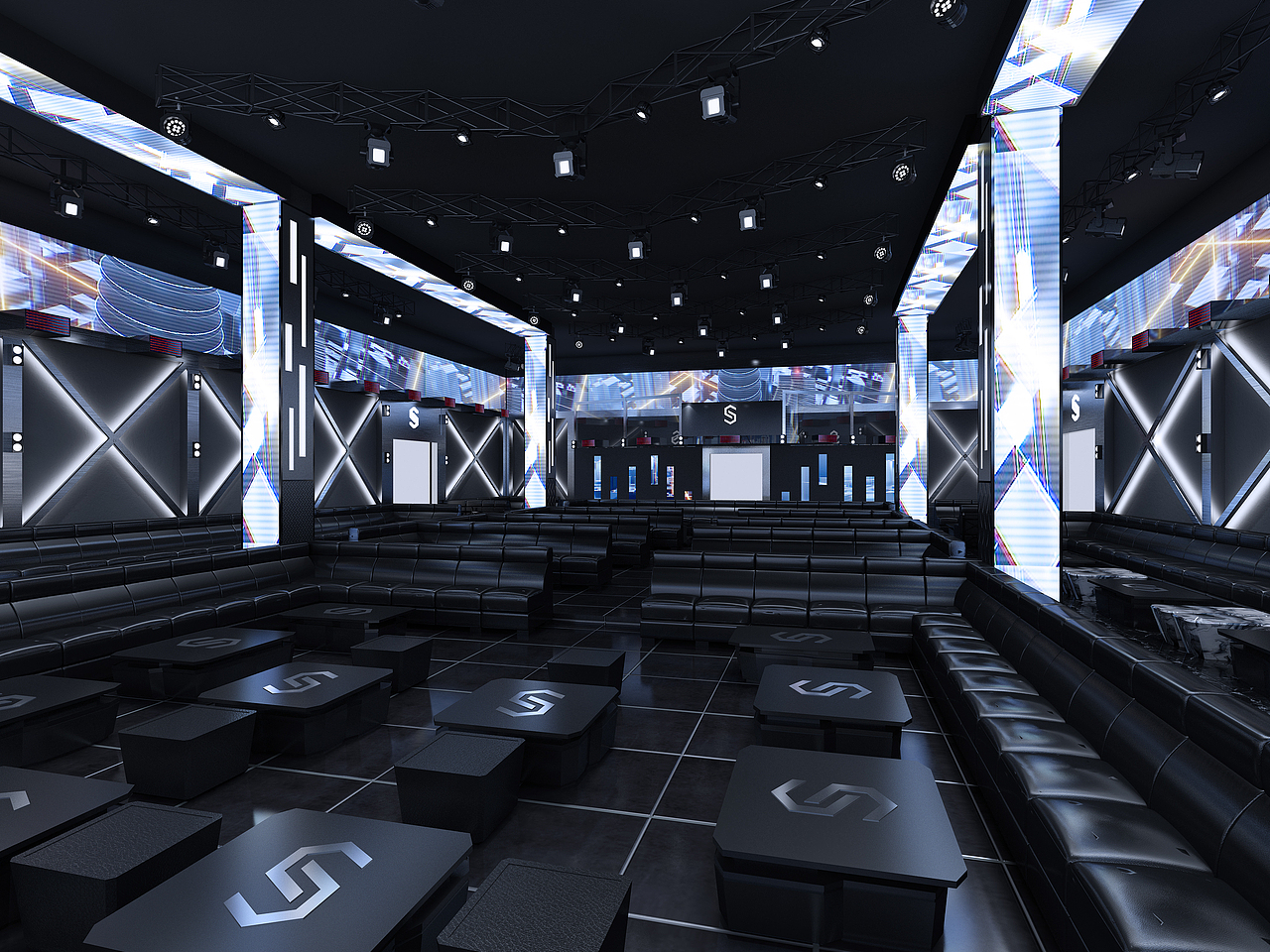 [室内设计]浩远科技成都酒吧全景效果图（图ZMTcyNzg3NjUy） - 建筑/空间 - 站酷设计师MyraJesus原创素材 - 站酷ZCOOL