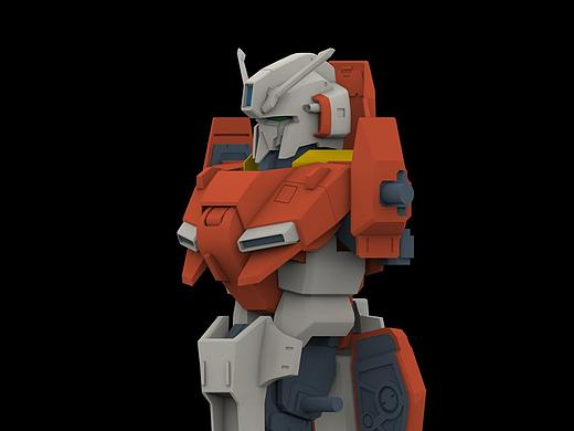 z plus A1 zeta 高达 MG系列 gundam 3ds max 修改记录