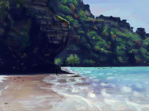 海岸（个人主页-ZNTIzMjIxNjA=） - 创作习作 - 站酷设计师老街的鲜馄饨原创素材 - 站酷ZCOOL