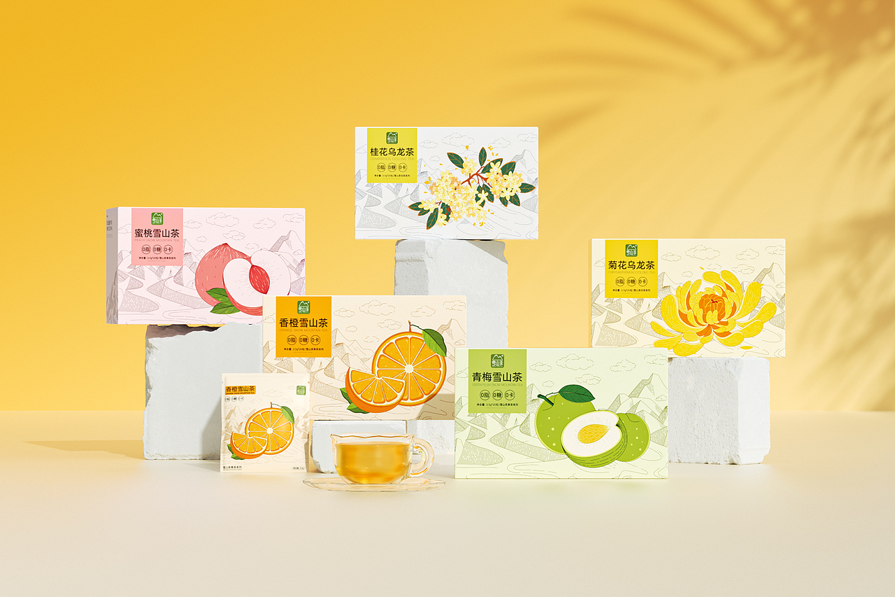 Snow camellia | 雪山茶品牌设计