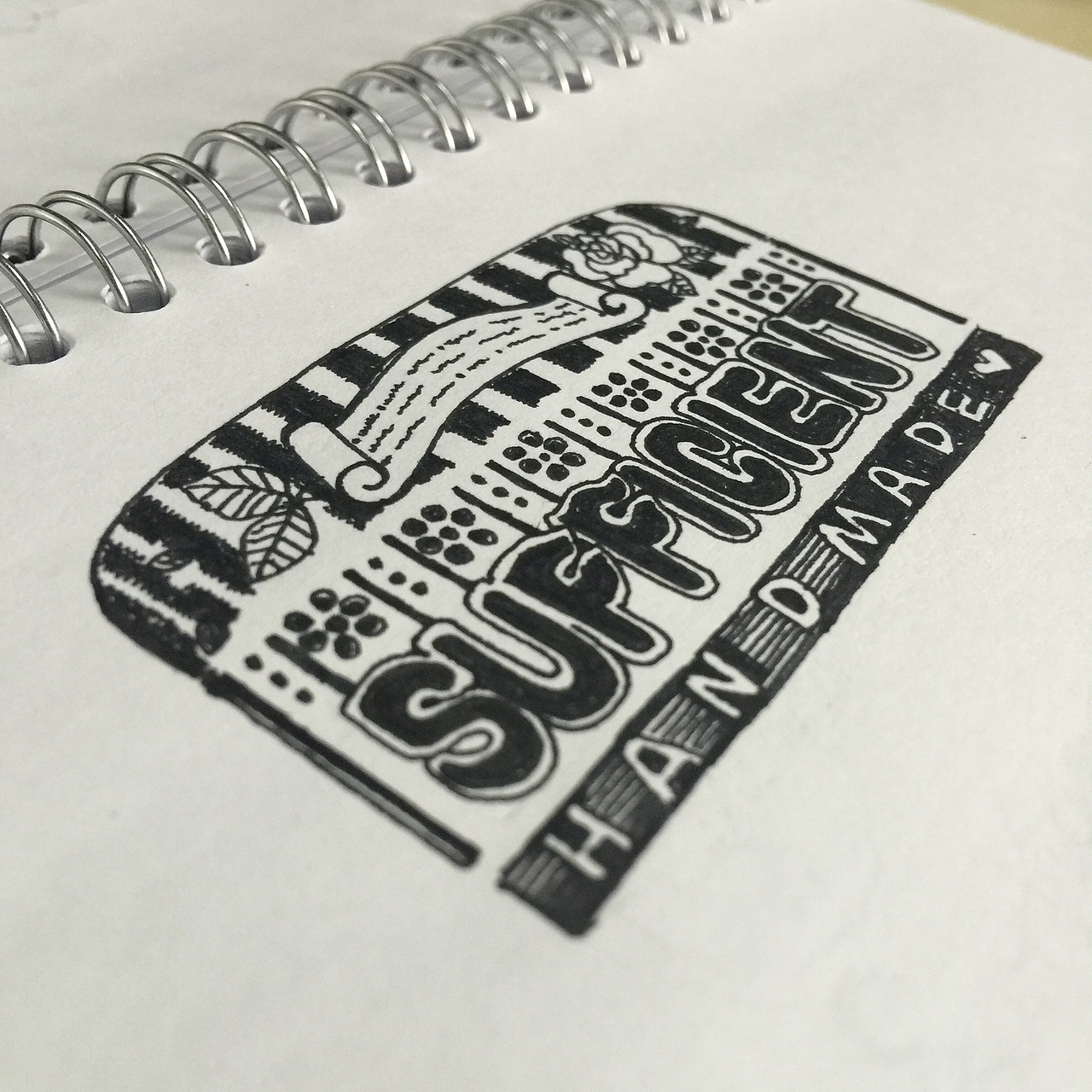 日常手绘文字图案每日一画