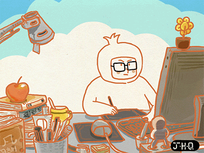 无聊小动画（图ZMjg5MDc4MzY=） - 艺术插画 - 站酷设计师我是玖號球原创素材 - 站酷ZCOOL