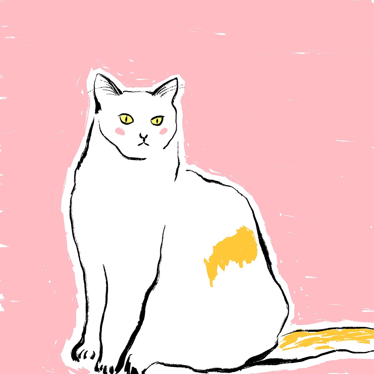 猫咪速涂插画20P