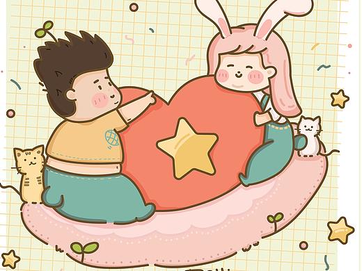 我的小確幸（個人主頁-ZNDExMzUxNDQ=） - 新銳潮流插畫 - 站酷設計師一棵豆子原創(chuàng)素材 - 站酷ZCOOL