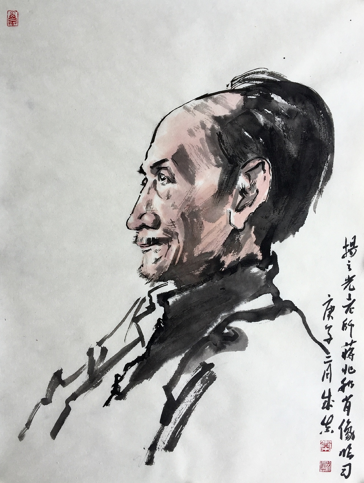 水墨人物画定期更新（图ZMTk5MjEyNjY0） - 绘画 - 站酷设计师qinchengzhen原创素材 - 站酷ZCOOL