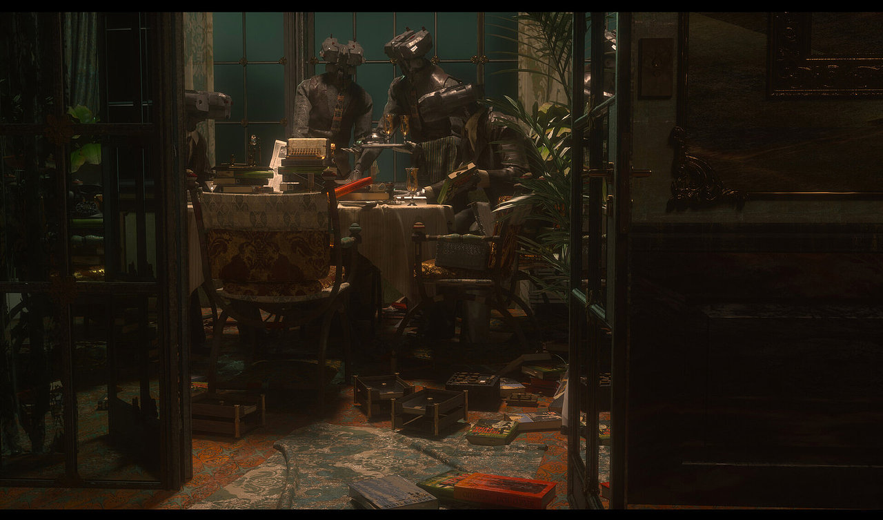 这满满的油画质感