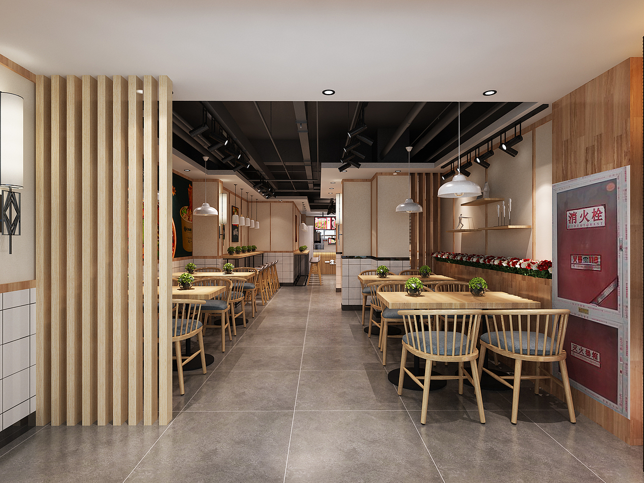 店面设计（图ZMjAzMDU5MTc2） - 酒店餐饮设计 - 站酷设计师追梦室内设计原创素材 - 站酷ZCOOL