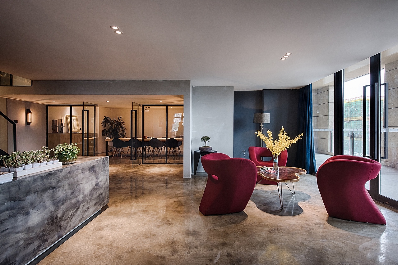 乾誉设计·刘熠作品·LOFT工业风办公室