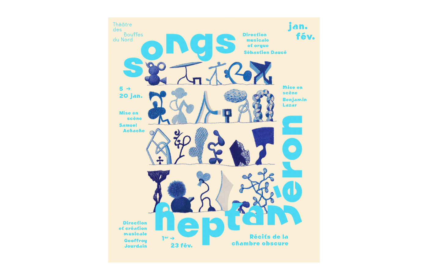 分享/THÉÂTRE DES BOUFFES DU NORD SAISON（图ZMjUxODI2MTU2） - 海报 - 站酷设计师BranD杂志原创素材 - 站酷ZCOOL