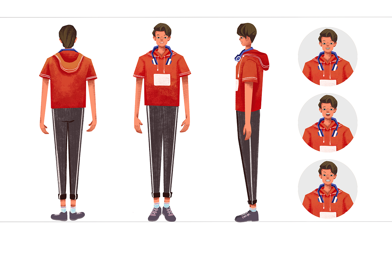 2020奔跑吧—动画宣传片人物设计（图ZMjExNTQ4NDIw） - 设定/分镜 - 站酷设计师llJerry原创素材 - 站酷ZCOOL