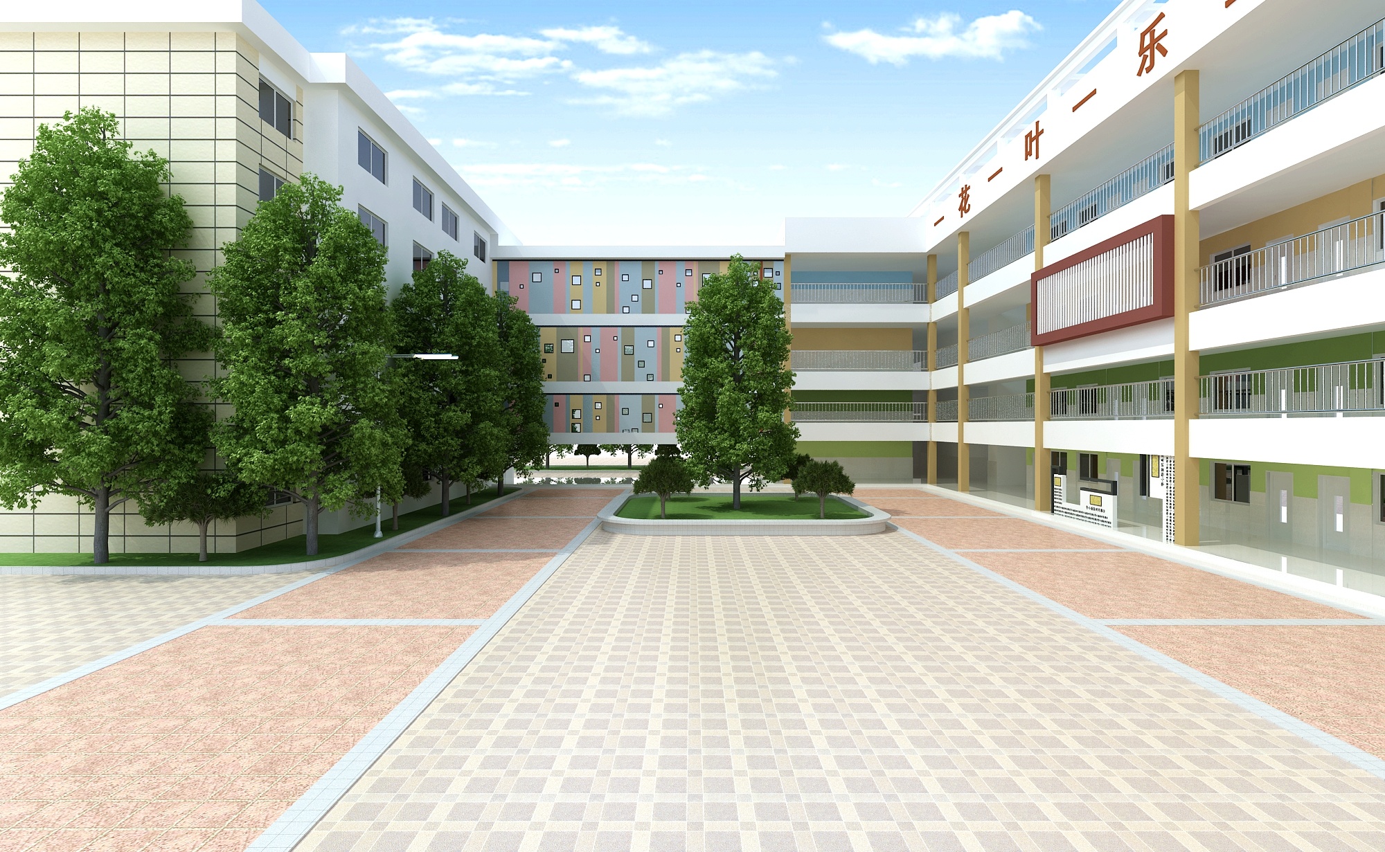 山东汶上县中都国际学校建筑规划设计-河南匠臣建筑建筑设计有限公司