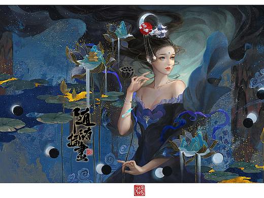 墨心绘意|养猫画画的随随风格例图