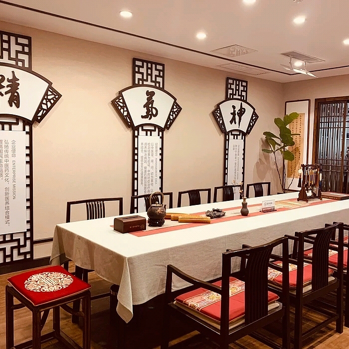 1000平米新中式中医康复理疗馆内功能空间设计,这样设