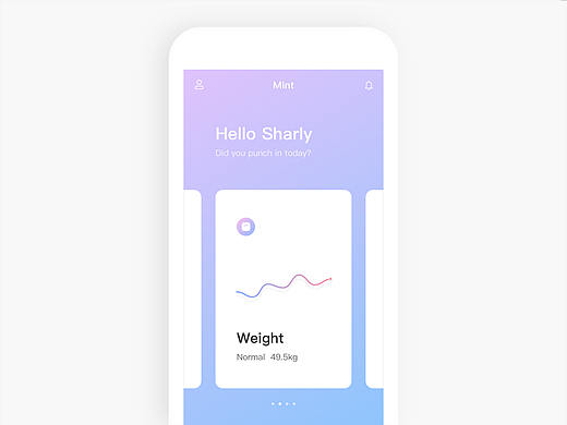 mint-app（个人主页-ZMzU0NDY5MzI=） - APP界面 - 站酷设计师她们叫我小娟娟原创素材 - 站酷ZCOOL