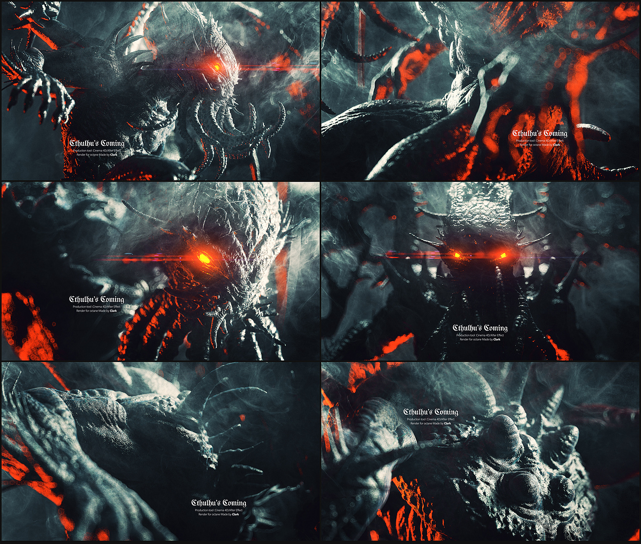 克苏鲁光影（图ZMjc2NjY2NjYw） - 人物/生物 - 站酷设计师Clark居然被用了原创素材 - 站酷ZCOOL