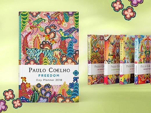 设计师Catalina为Paulo Coelho产品设计插画