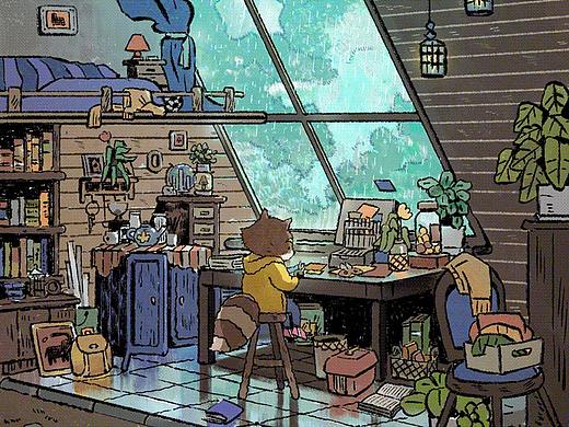LOFI Music 动态插画 Chillhop