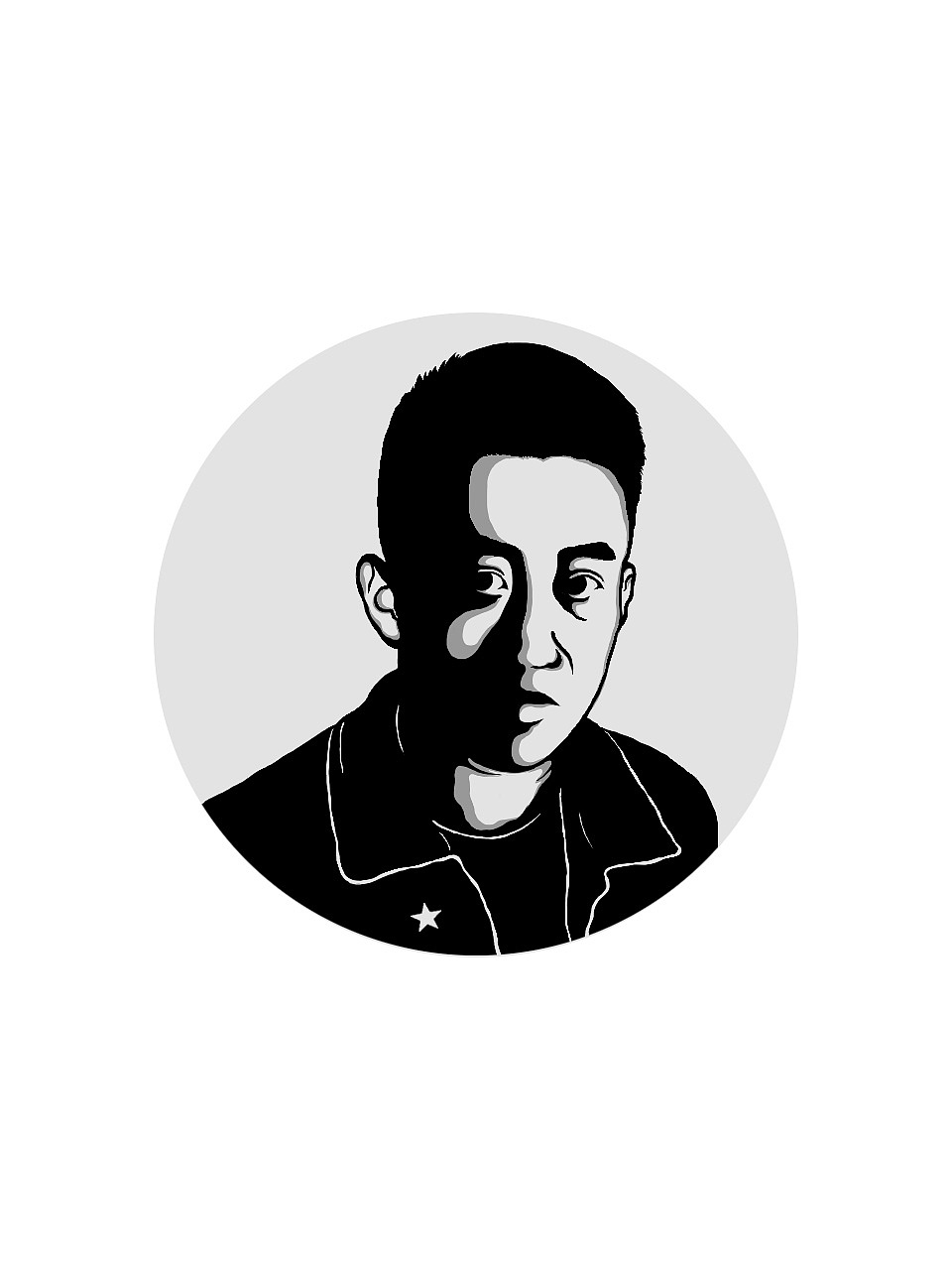 版画—机车少年（图ZNzYyMzY3NjQ=） - 图案 - 站酷设计师CJ曹生原创素材 - 站酷ZCOOL