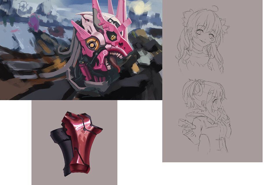 炼触部落9月作品辑（图ZMjAwODA2NDg4） - 艺术插画 - 站酷设计师炼触部落原创素材 - 站酷ZCOOL