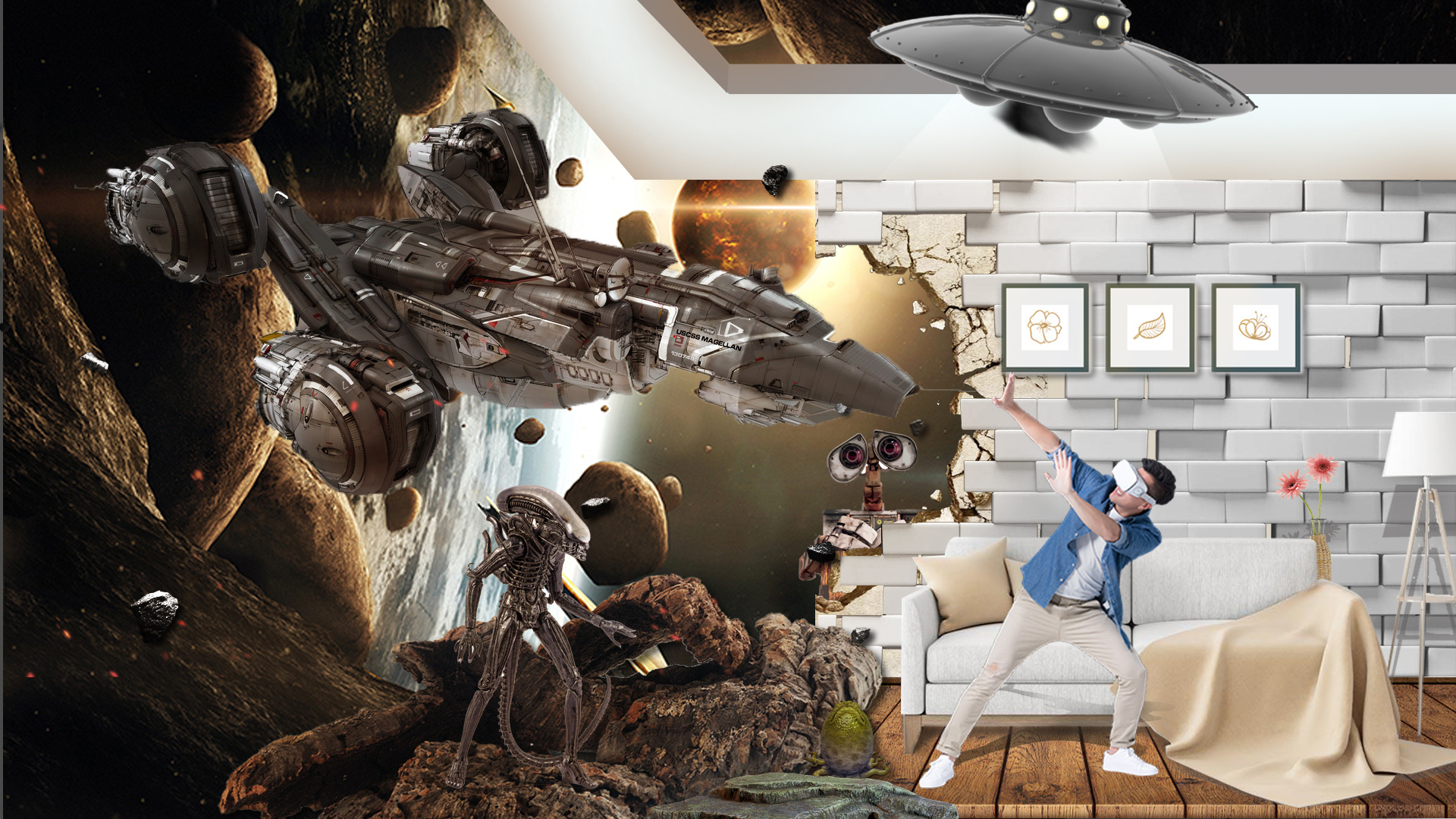 vr眼镜合成banenr|网页|banner/广告图|浩子boy - 原创作品 - 站酷