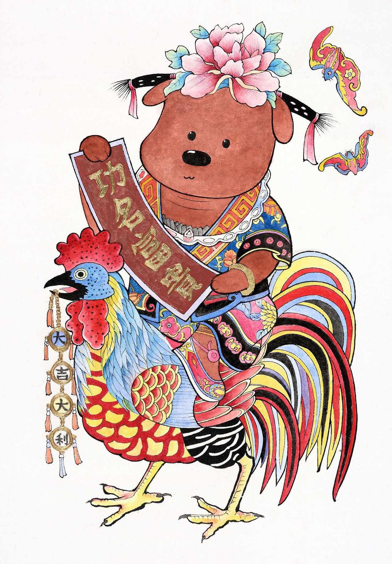 喵肥家旺卡通年画合集（图ZMjMzNjkxOTI0） - 艺术插画 - 站酷设计师歪理猫原创素材 - 站酷ZCOOL