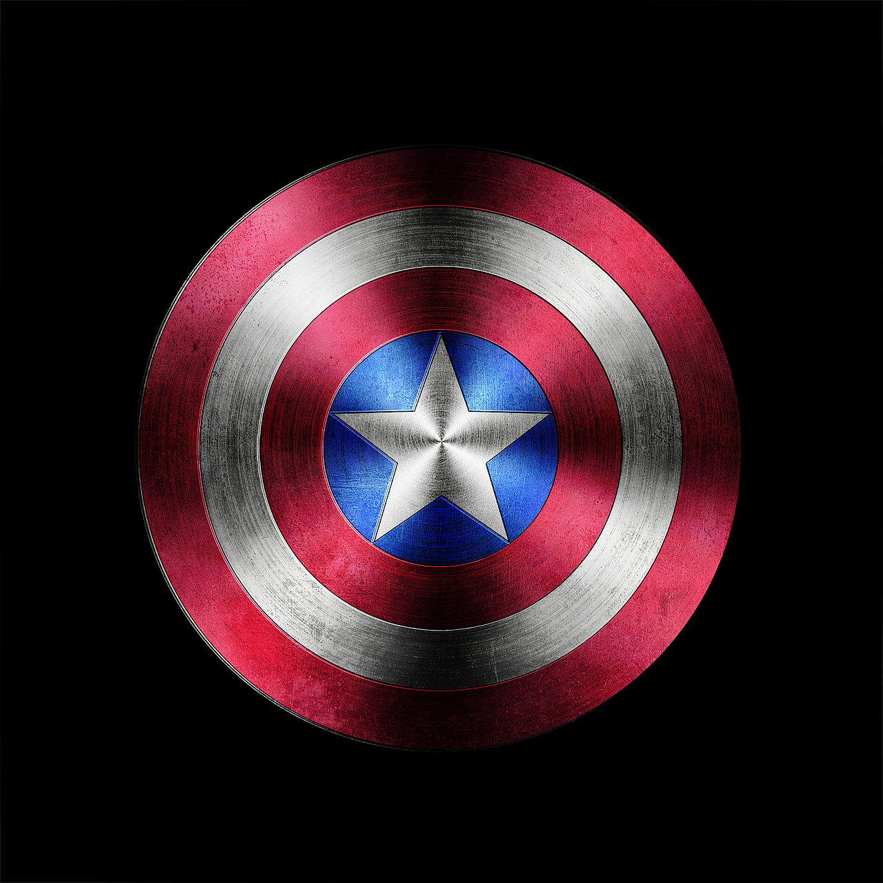 平时临摹练习-美国队长盾