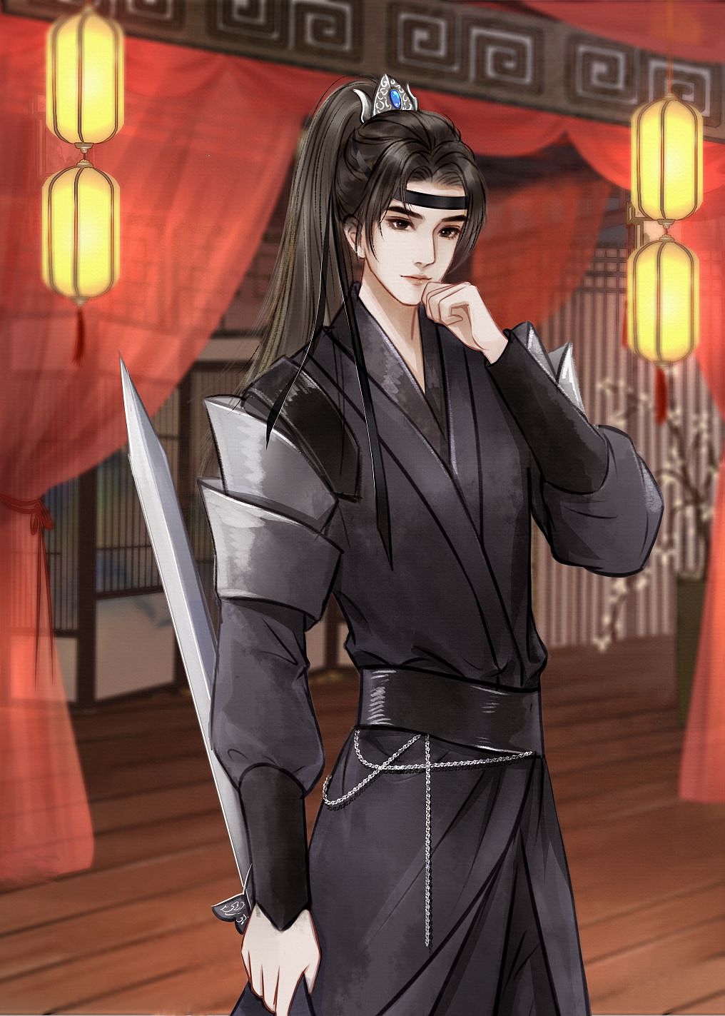 青楼系列人物插图,外加一张主题海报