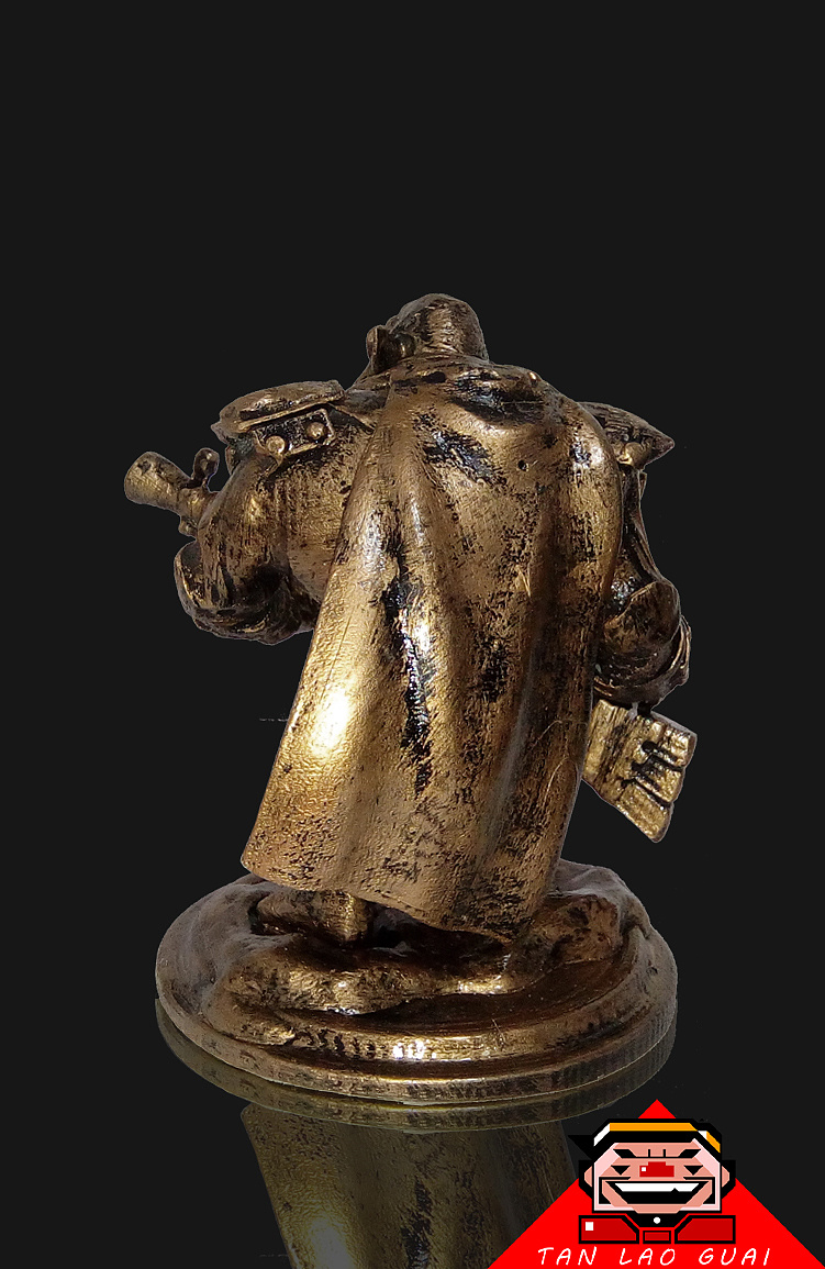 树脂 仿古漆 工艺:3d数字建模-开模具-白模-做旧-上漆(绝非盗版翻模)