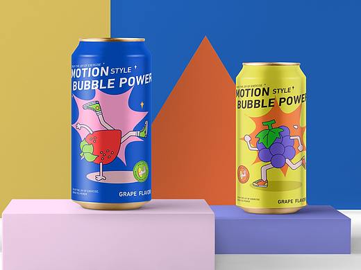 POWER气泡水  品牌设计