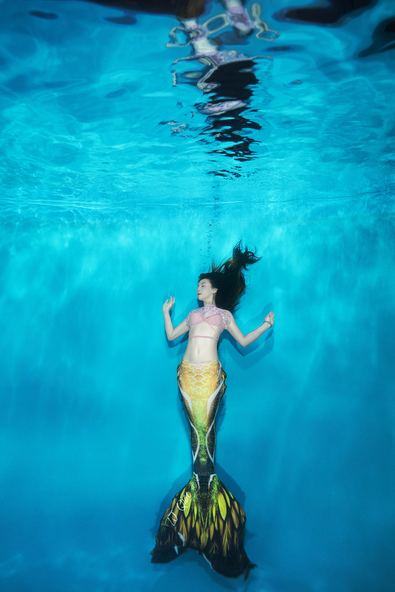 美人鱼定妆照拍摄 北京 泳池|摄影|人像摄影|lj_qiao - 原创作品