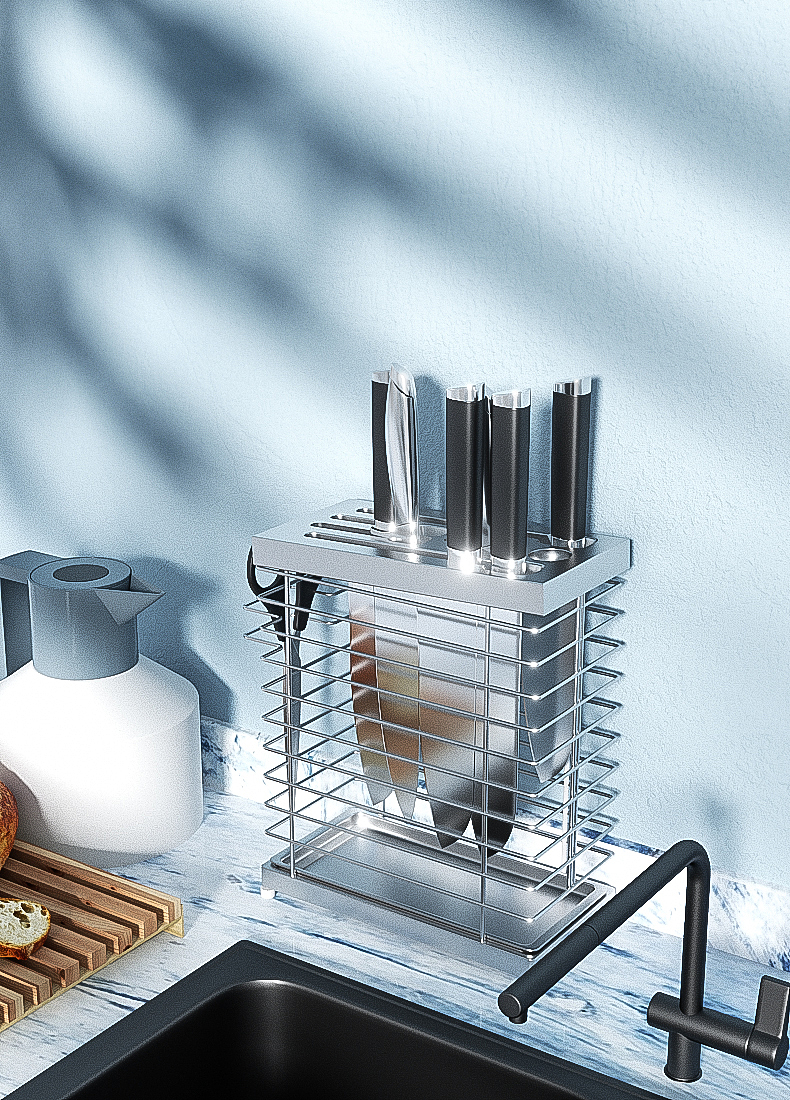 厨房插刀架详情页（图ZMjQ3NTg0NzY0） - 电商 - 站酷设计师油炸番茄Tomato原创素材 - 站酷ZCOOL