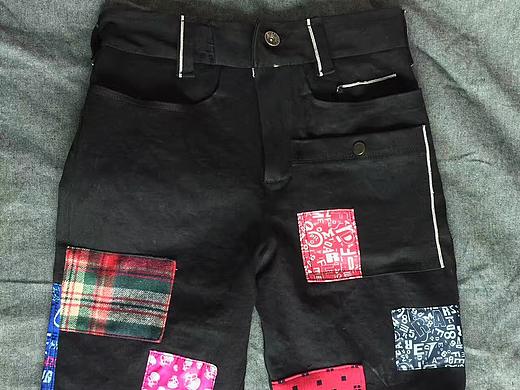 火星老菜手工拼布牛仔