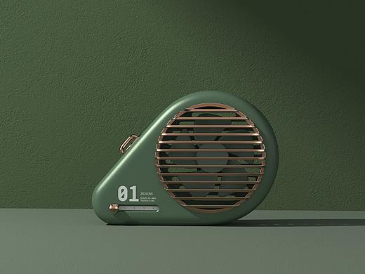 复古小风扇设计  |   desktop small fan design