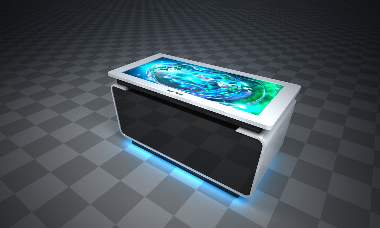 背投式互动桌设计|三维|机械/交通|aronsail - 原创作品 - 站酷 (zcoo