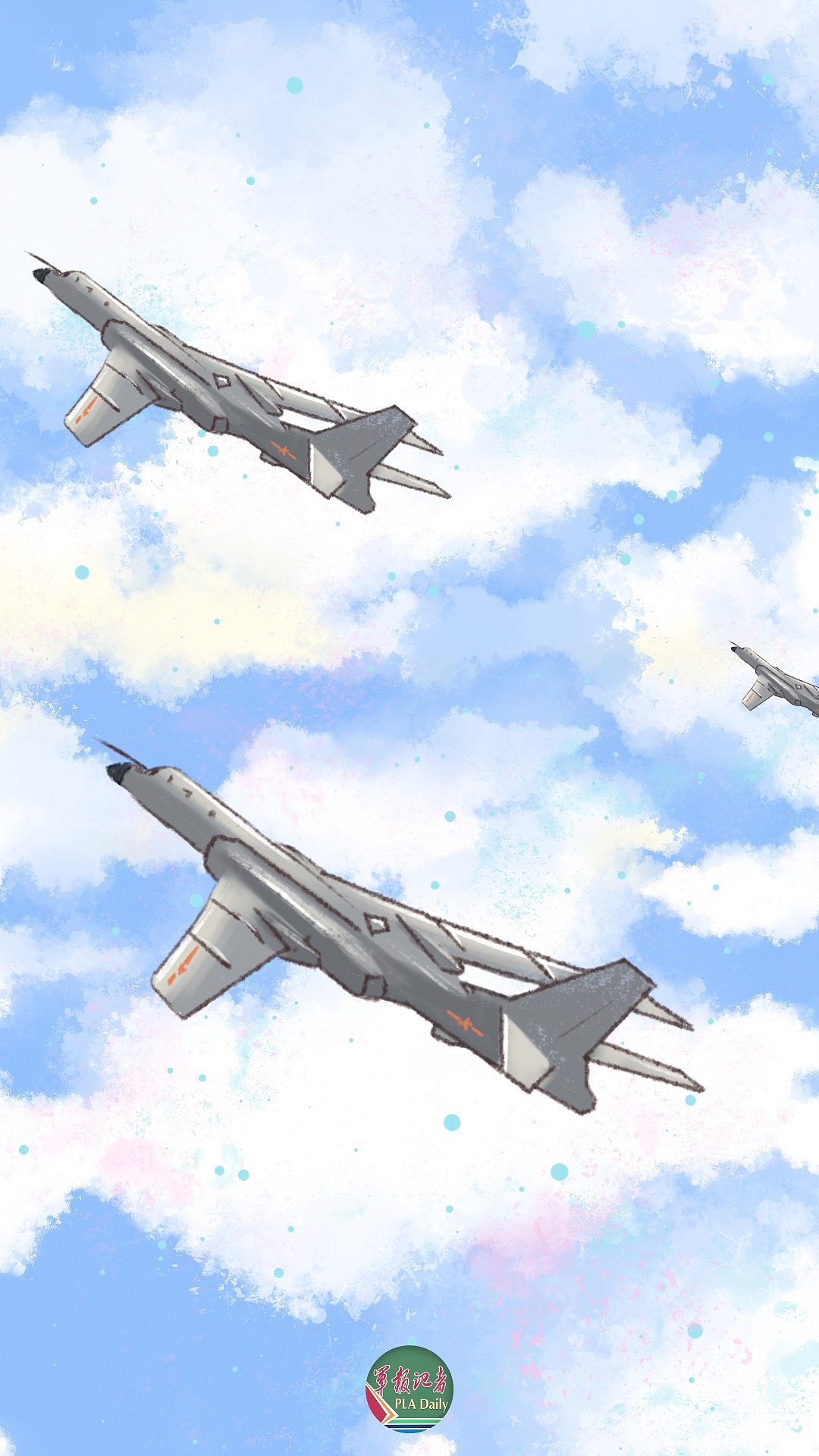 国庆阅兵,受阅空中梯队 - 原创作品 - 站酷(zcool)