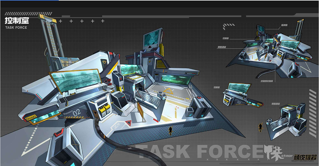 科技场景作品（图ZMjE5MTgxNzEy） - 游戏原画 - 站酷设计师顽皮机器CG工作室原创素材 - 站酷ZCOOL